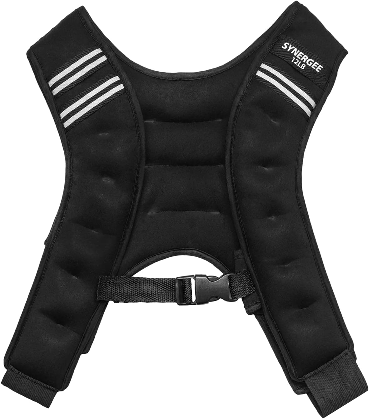 Synergee Weighted Vest Infinity Vest Workout Equipment - Body Cardio Walking or Running Vest - 12lbs