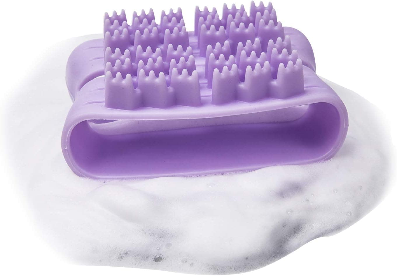 FLYINGCOLORS Hair Scalp Massager Shampoo Brush/Body Washing Massager/Shower Hair Brush for Men, Women, Kids and Pets. (Purple)