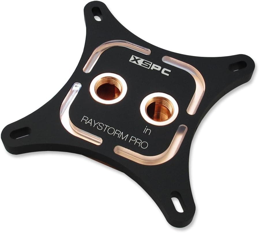 XSPC RayStorm Pro Black WaterBlock, Intel CPU, Blue LEDs