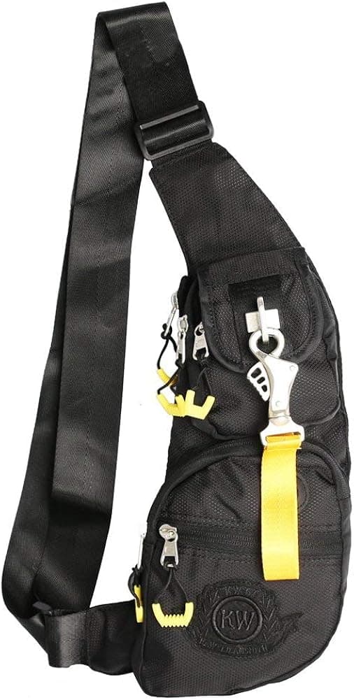 Kawei Knight Nylon Sling Bag Messenger Casual Backpack