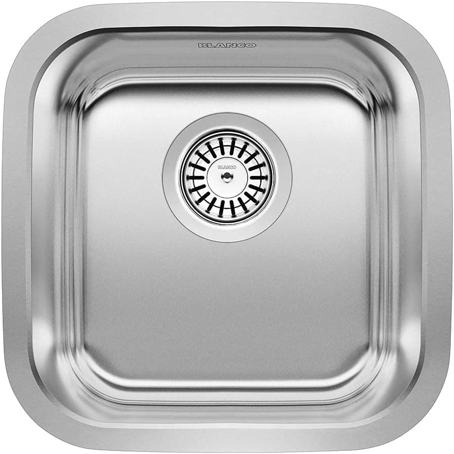 BLANCO, Stainless Steel 441026 STELLAR Undermount Bar Sink, 15" X 15"