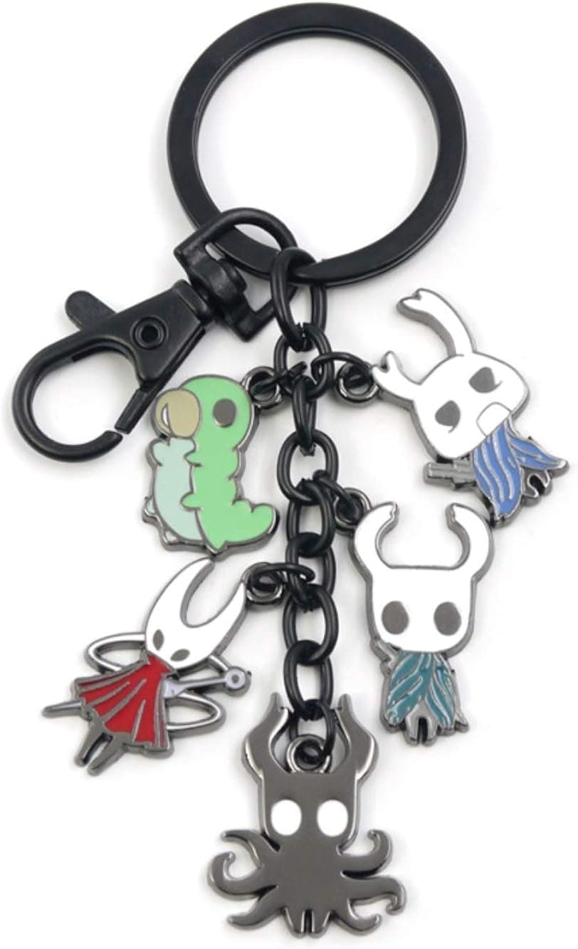 WinVI Hollow Knight Metal Charm Keychain Keyring