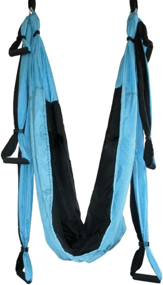Seasofbeauty Yoga Swing Inversion Sling (See Color Options) (Black Blue)