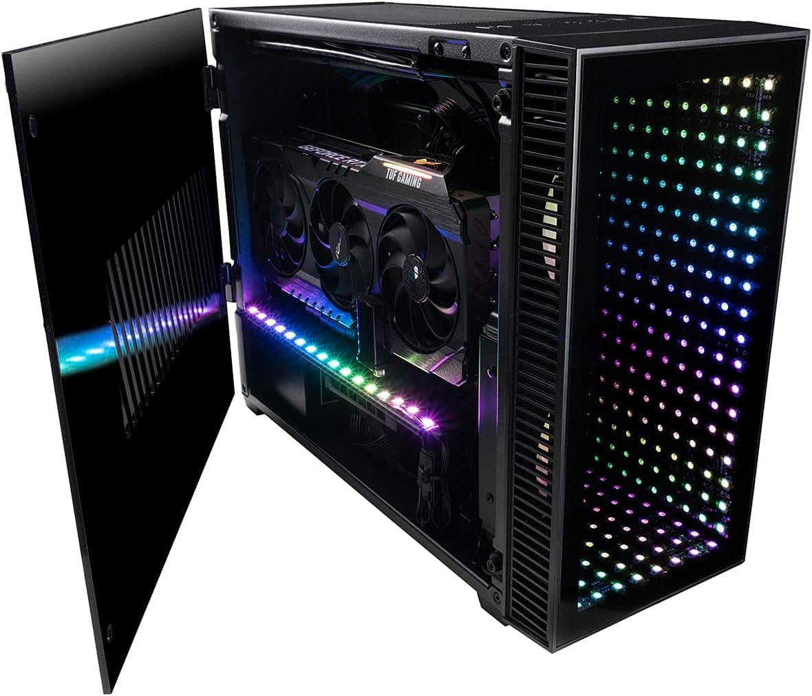 Empowered PC Continuum Mini Gaming Desktop (NVIDIA GeForce RTX 3070 8GB, 8-Core AMD Ryzen 7 5700X Processor, 32GB RAM, 1TB NVMe SSD, 650W PSU, AC WiFi, Windows 11 Home) Tiny RGB Gamer Computer