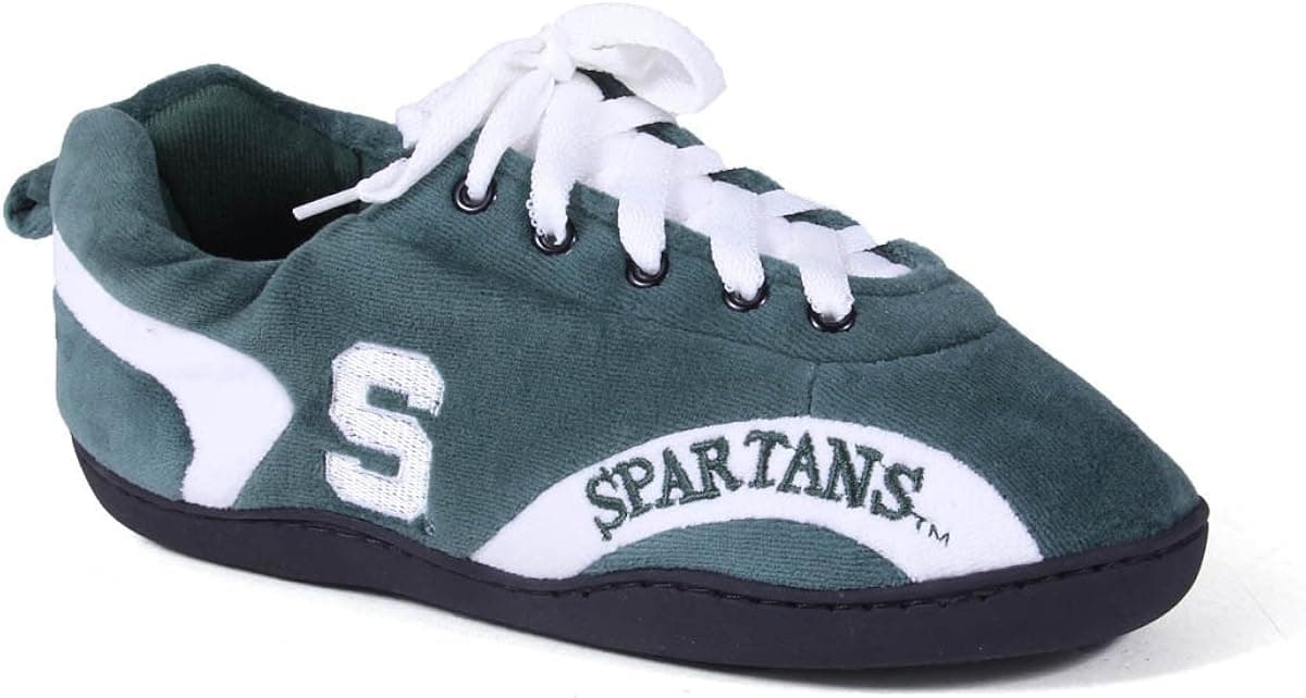Comfy Feet MSU05-4 - Michigan State Spartans - X-Large Mens and Womens All Around Slippers