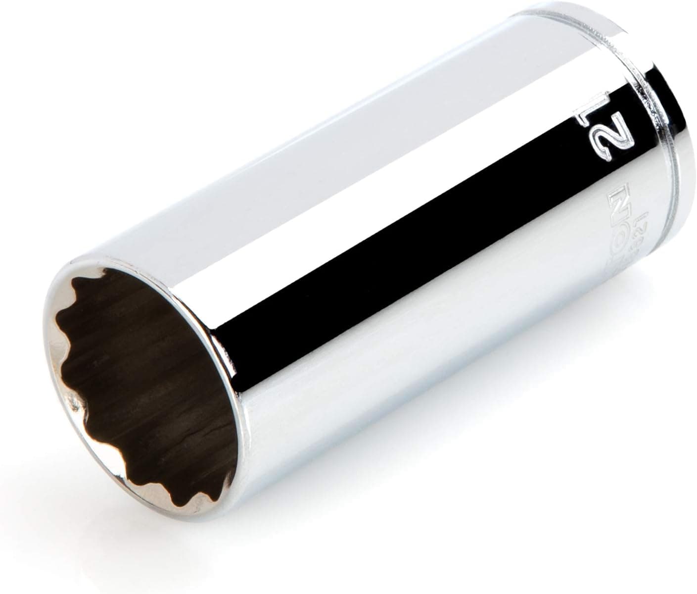 TEKTON 3/8 Inch Drive x 21 mm Deep 12-Point Socket | SHD13321