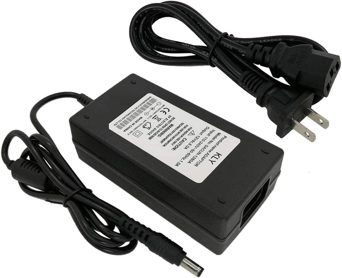 YUNBO DC 12V 8A Power Supply Adapter,96W AC 110-240V to DC 12V 8A Transformers for 12V LED Strip Lights CCTV Camera Wireless Router