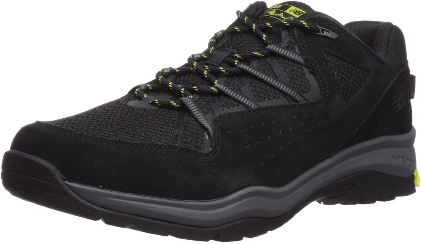 New Balance Men's 669 V2 Walking Shoe, Black/Sulphur Yellow, 9.5 M US