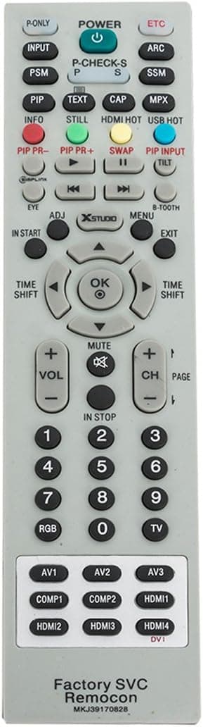 MKJ39170828 Replacement Service Remote Control fit for LG LCD LED TV