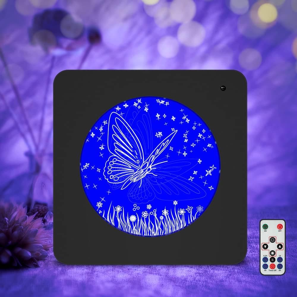 TOOGE Flapping Butterfly Night Light Christmas Gifts for Kids Teenage Girls Night Lights for Kids Room Girls Bedroom Funny Unique Kids Christmas Gifts for Girls Women