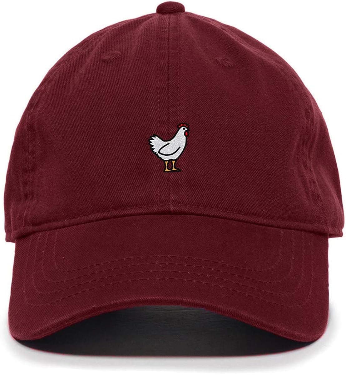 Tech Design Chicken Baseball Cap Embroidered Cotton Adjustable Dad Hat