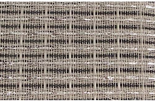 Grill Cloth - Black/White/Silver, 59" Wide