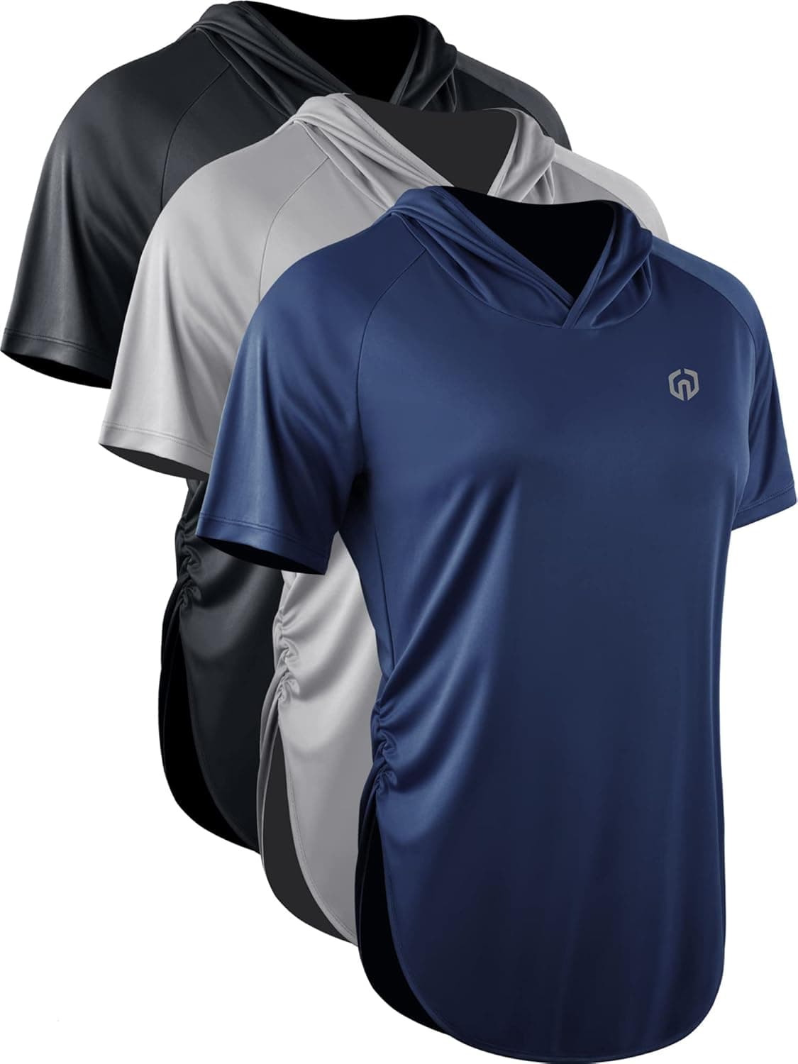 Neleus Women's Yoga Top Quick Dry Athletic Running Workout Shirts