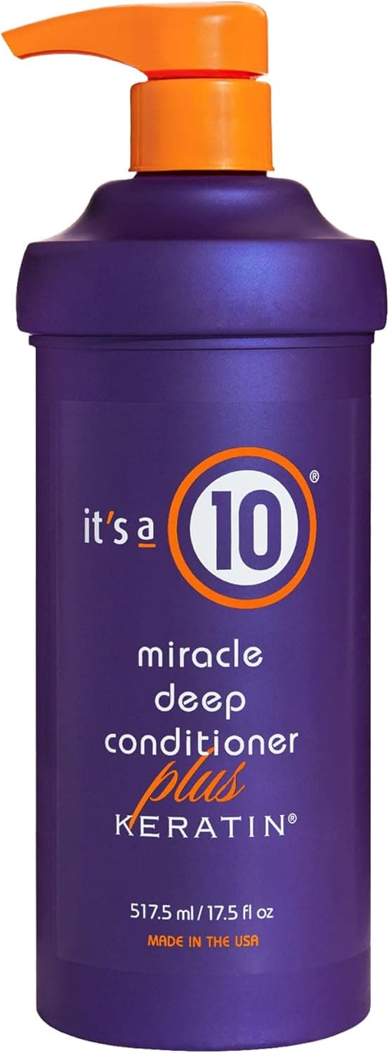 It's A 10 Miracle Deep Conditioner Plus Keratin for Unisex, 17.5 Ounce