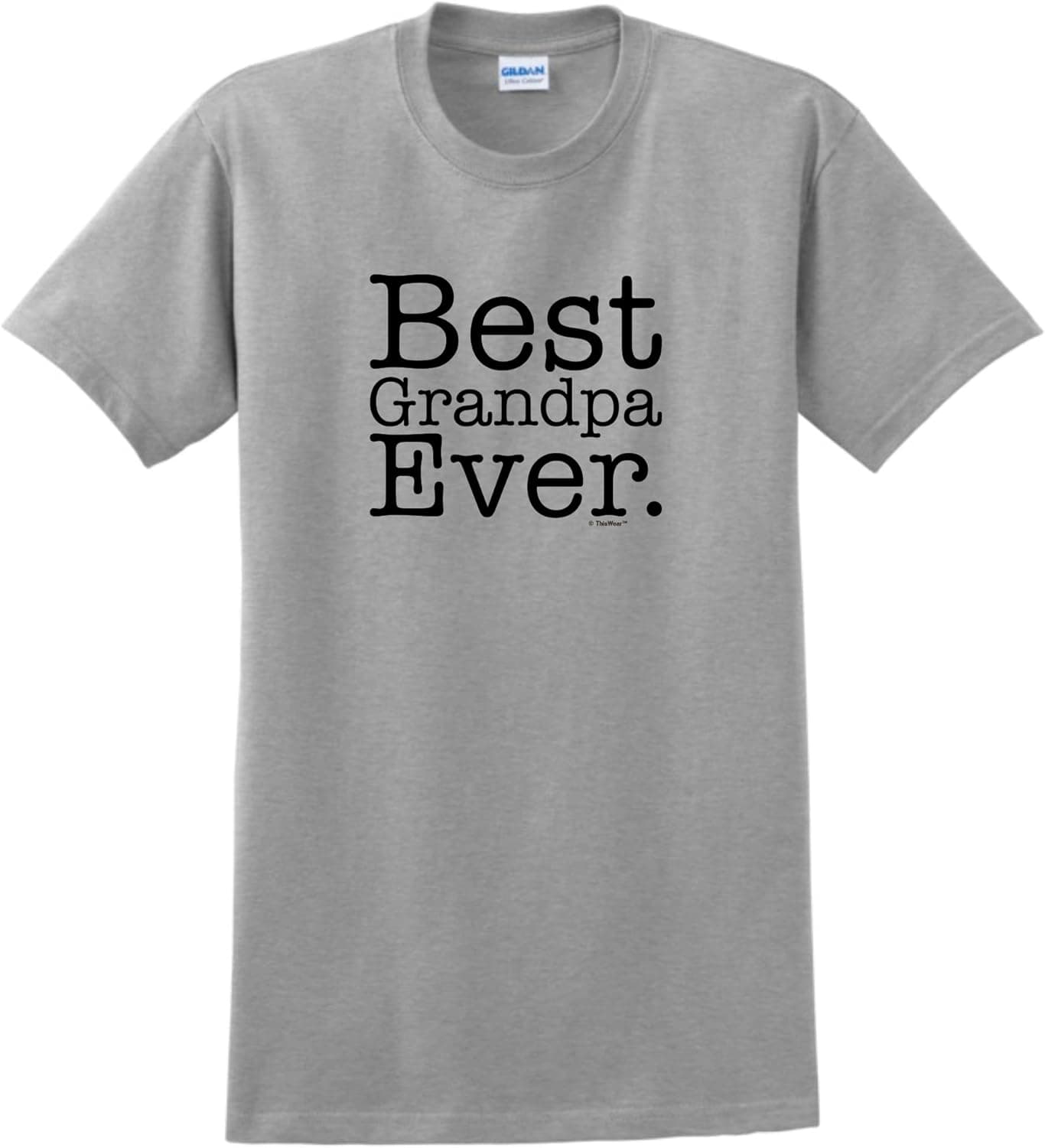 Best Grandpa Ever Unisex Short Sleeve T-Shirt