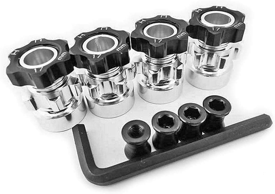 Hot Racing WH17HT01 Hex Hub Adapters 12mm to 17mm W/ 10mm Offset