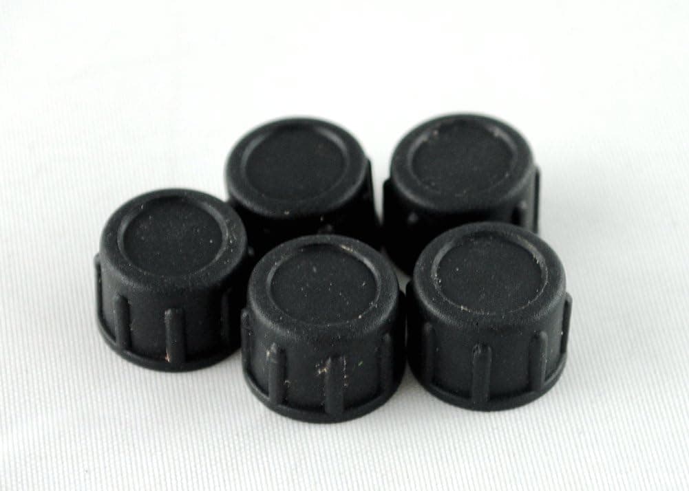 FVTLED 5pcs Replacement T Cable Termination Caps Screw Caps Waterproof Outdoor for LED Deck Light Kits (Pack of 5)
