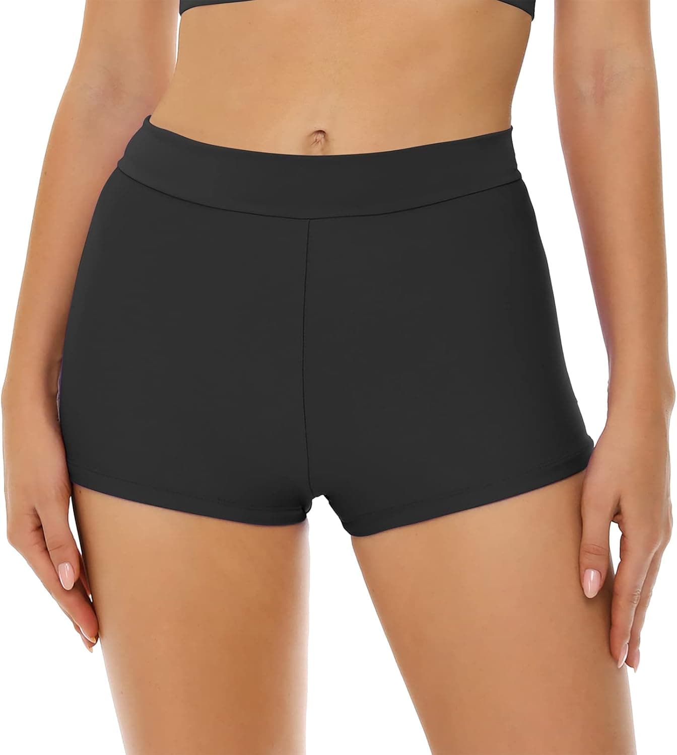 Bellecarrie Women's Swim Shorts High Waisted Bathing Suit Bottoms Tummy Control Swim Boyshorts Full Coverage Boardshort