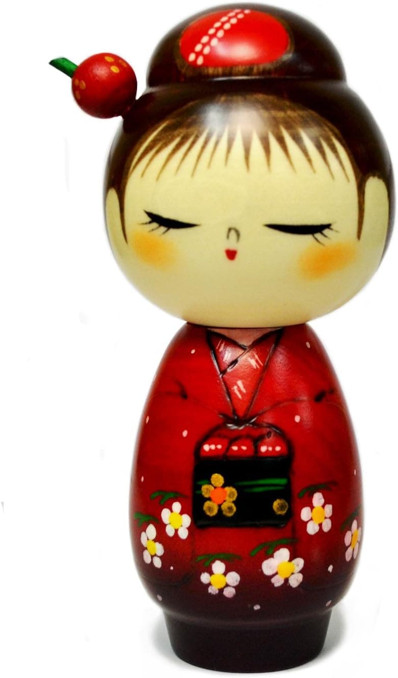 Japanese Sosaku Kokeshi Doll Hanadayori Made in Japan
