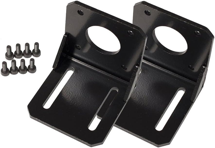 WINOMO Nema 17 Stepper Motor Mounting Bracket w/ M3 Screws 2 Pack
