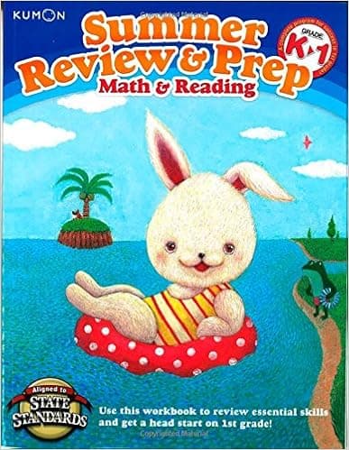 Kumon Summer Review & Prep Workbooks K-1
