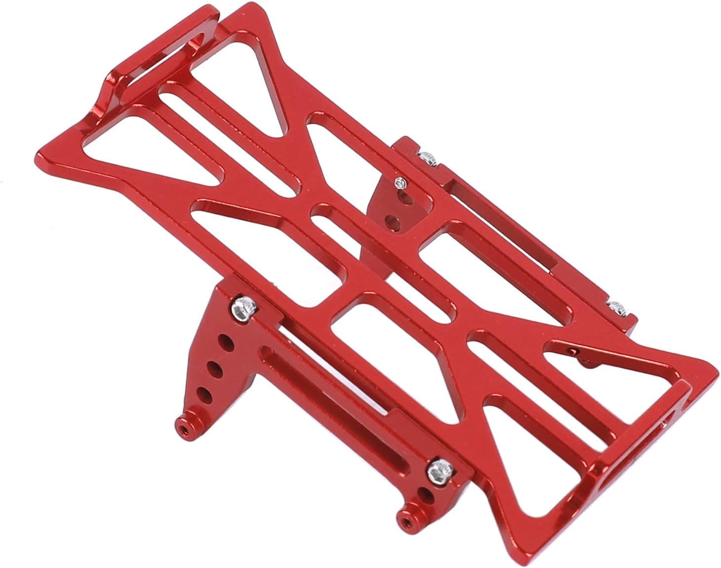 RZXYLRC Aluminum Alloy Battery Tray Holder for 1/24 Axial SCX24 AXI90081 AXI00001 RC Crawler Car Upgrades (Red)