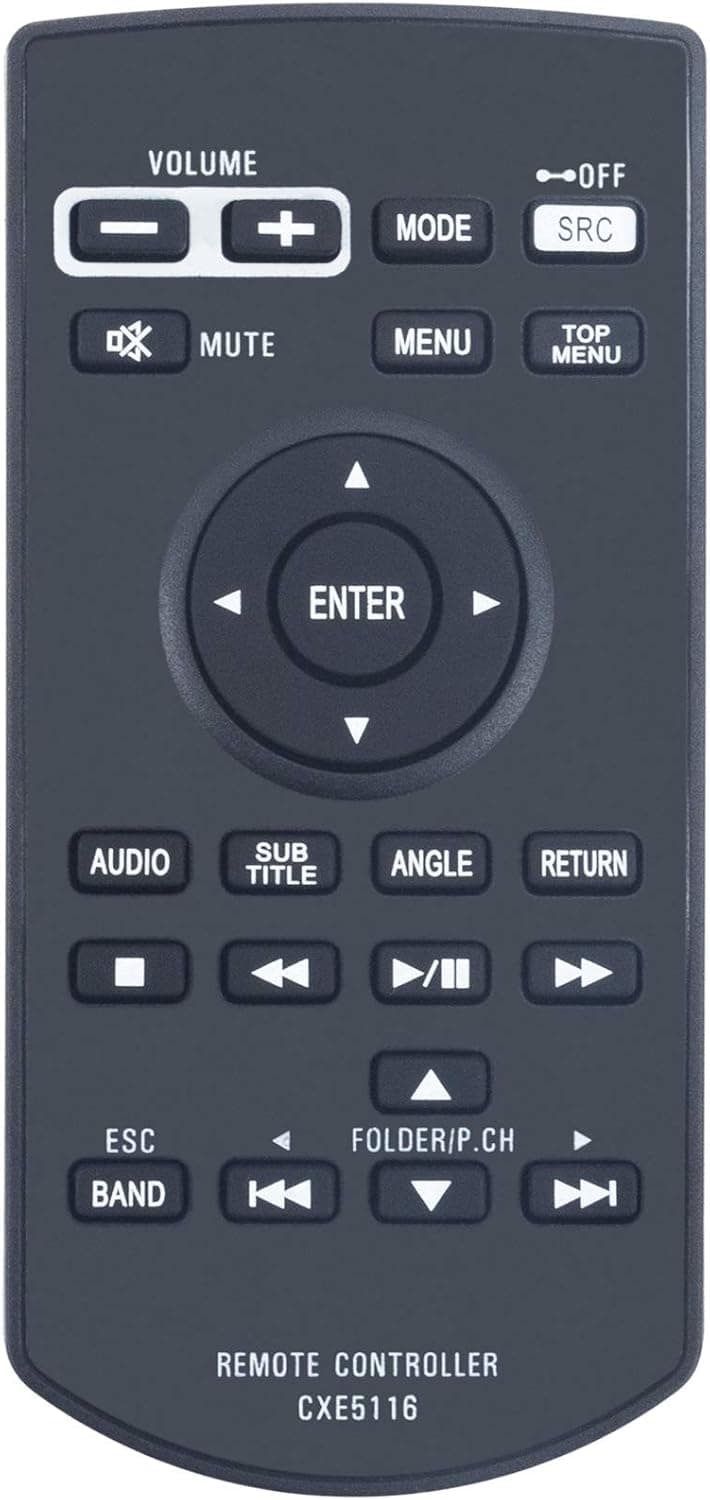CXE5116 Replace Remote Control fit for Pioneer Car Audio System DVD RDS AV Receiver AVH X390BS AVH X391BHS AVH X4500BT AVH X4600BT AVH X2700BS AVH X2800BS AVH X3500BHS AVH-171DVD AVH-270BT AVH-271BT