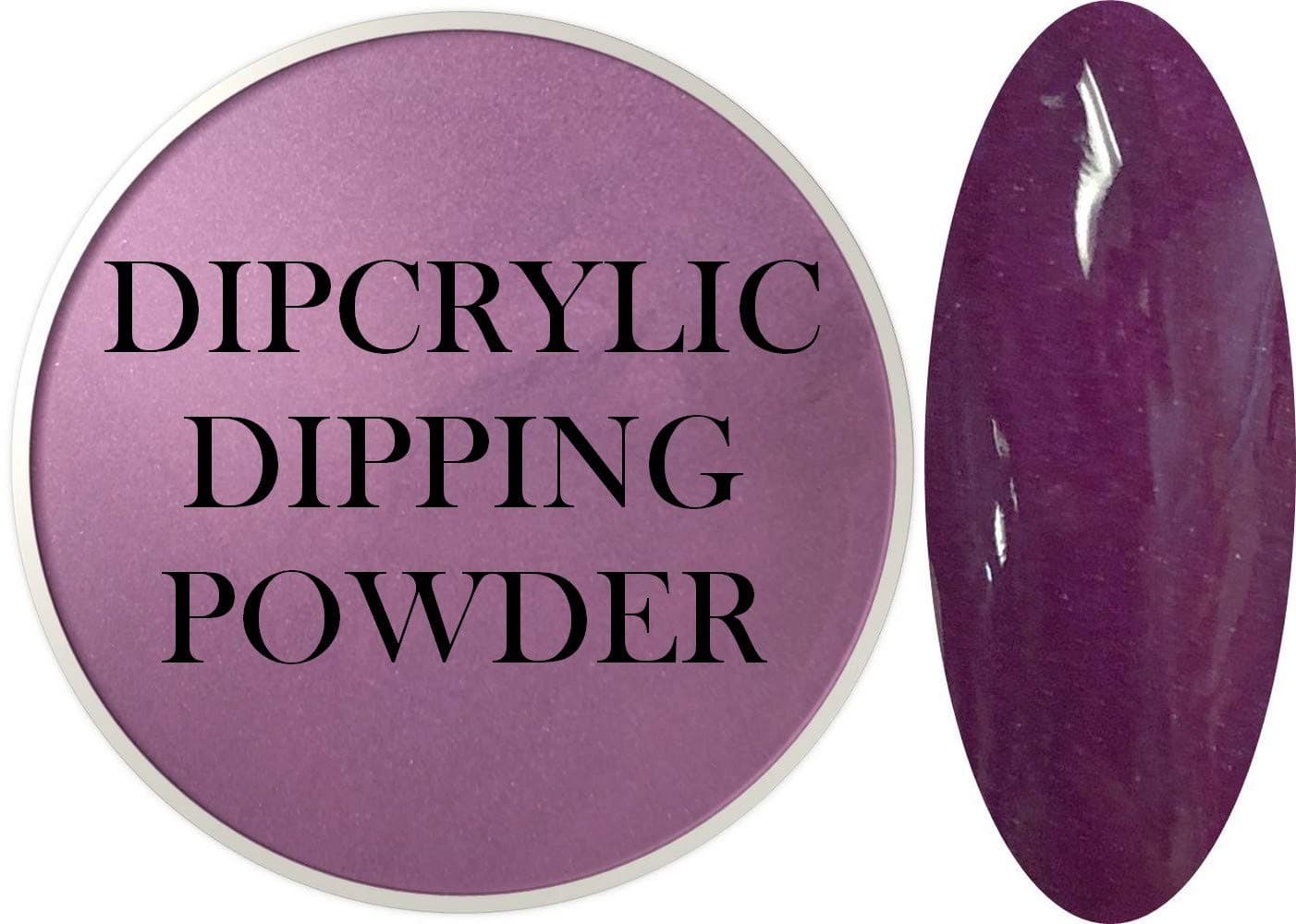 SHEBA NAILS Dipcrylic Dip Dipping Powder SATIN PURPLE - 1oz Jar