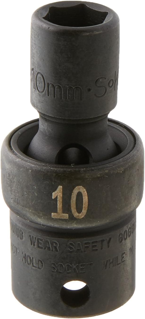 SKT-33360 3/8" Drive 6 Point Swivel Metric Impact Socket 10mm