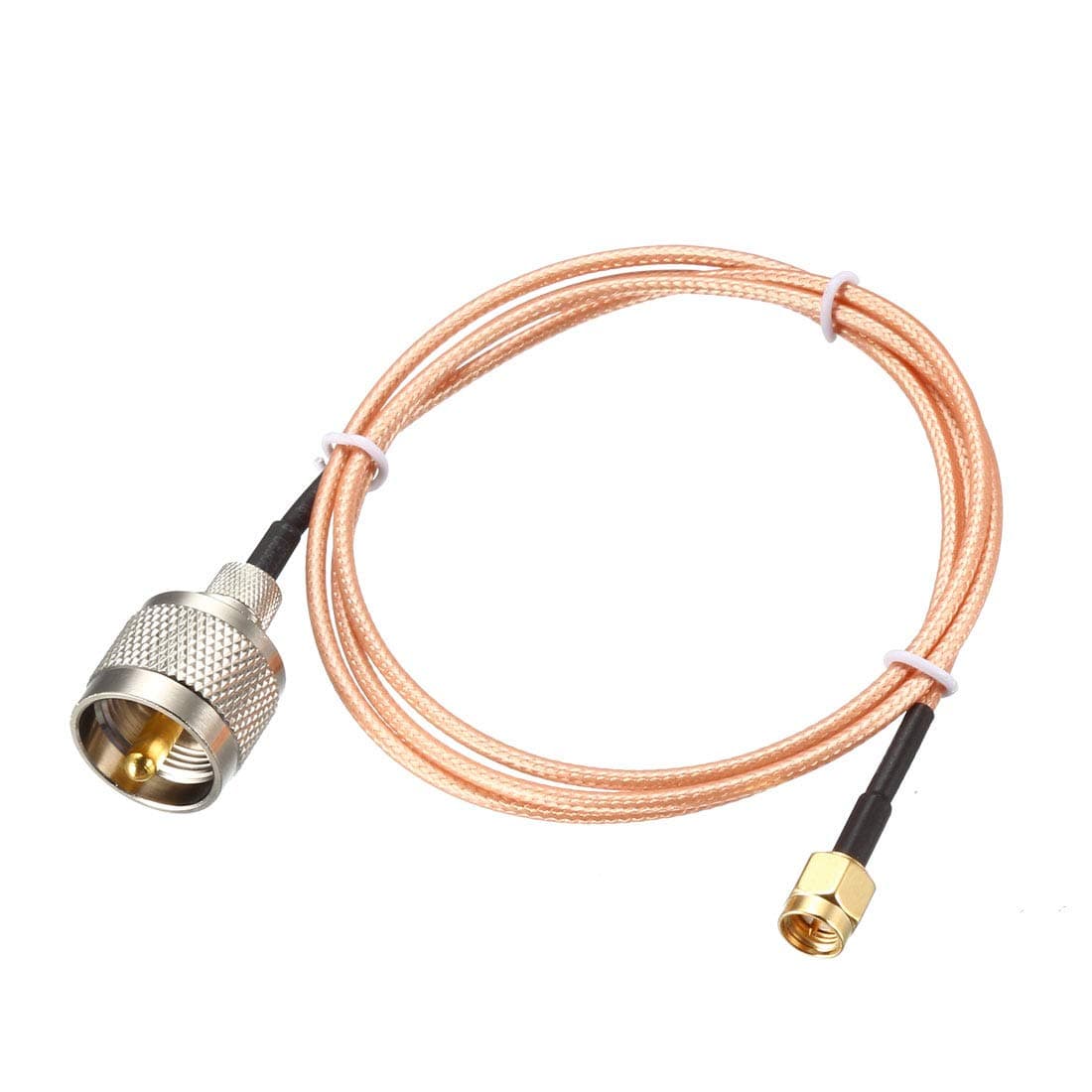 uxcell SMA Male to UHF PL-259 Male RG316 RF Coaxial Coax Cable 6 Feet for Base to Handheld Antenna