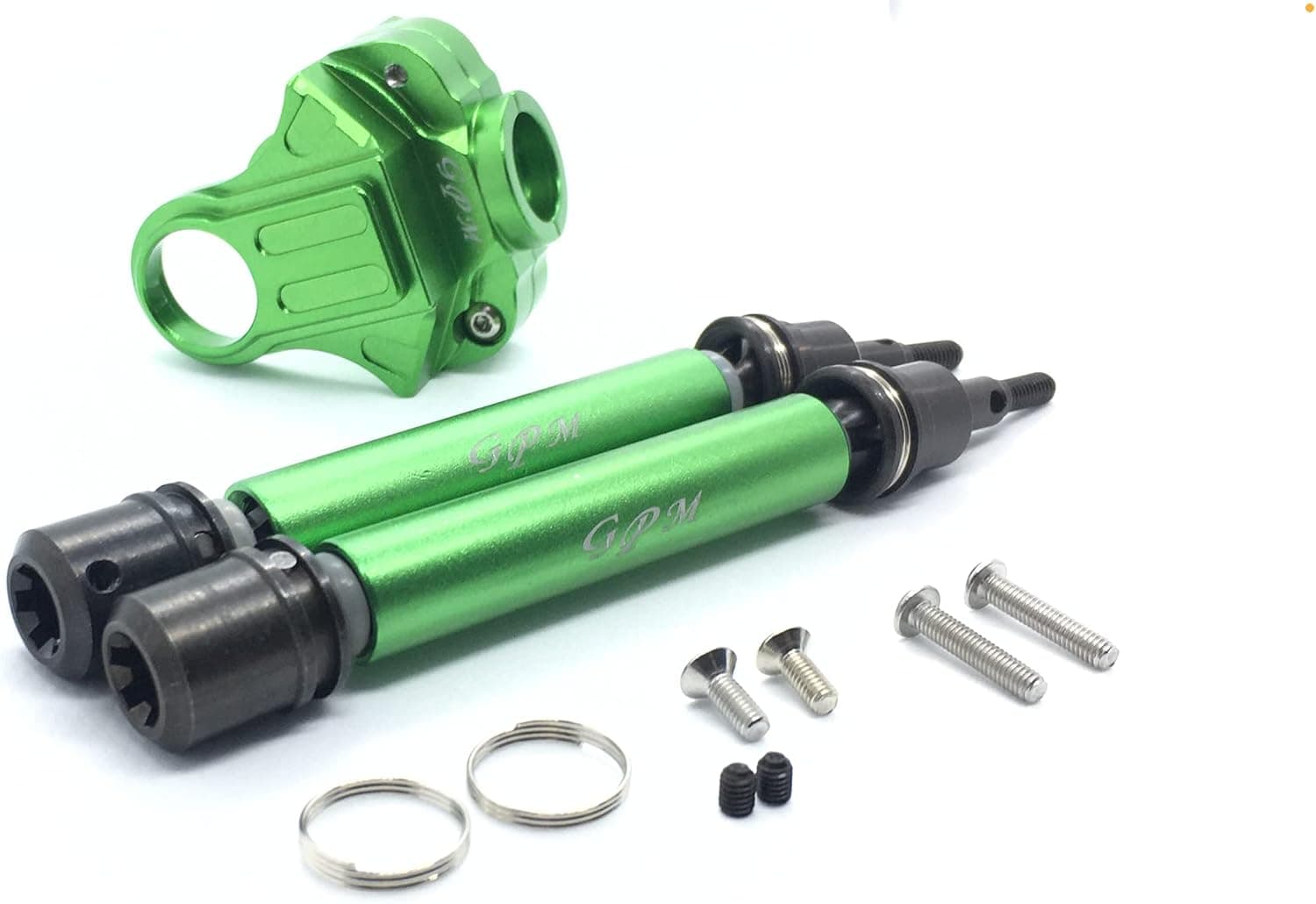 GPM Racing Aluminum Differential Yoke AR310783 & CVD Driveshaft AR3108701 Upgrade Parts Arrma 4X4 Granite/Big Rock blx 3s