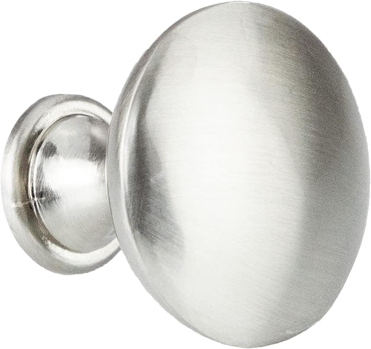 Barcaloo Satin Nickel Kitchen Cabinet Knobs - Round Drawer Handles - 30 Pack of Kitchen Cabinet Hardware