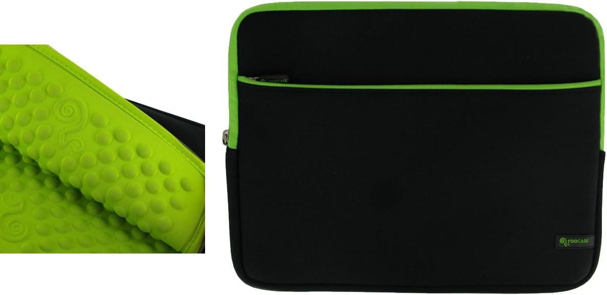 rooCASE 13.3 Laptop Sleeve Case Neoprene Notebook Bag Case for Apple MacBook Pro Air 13.3 Inch, Green
