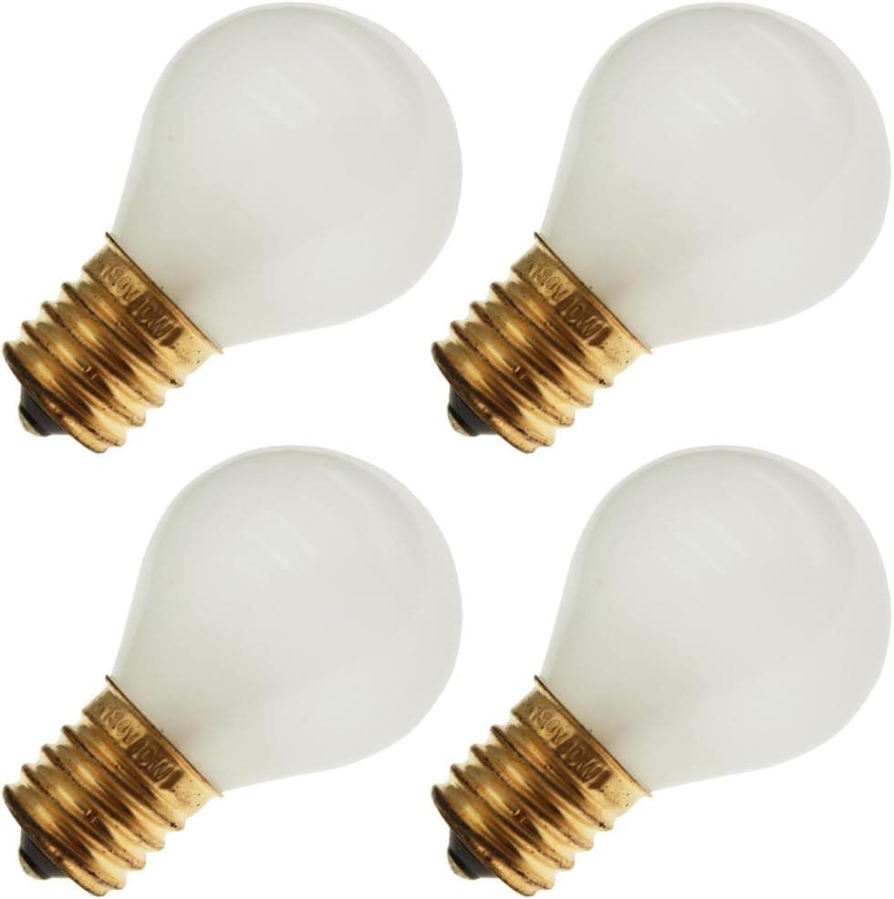 Industrial Performance 10S11N/F 130V, 10 Watt, S11, Intermediate Screw (E17) Base Light Bulb (4 Bulbs)
