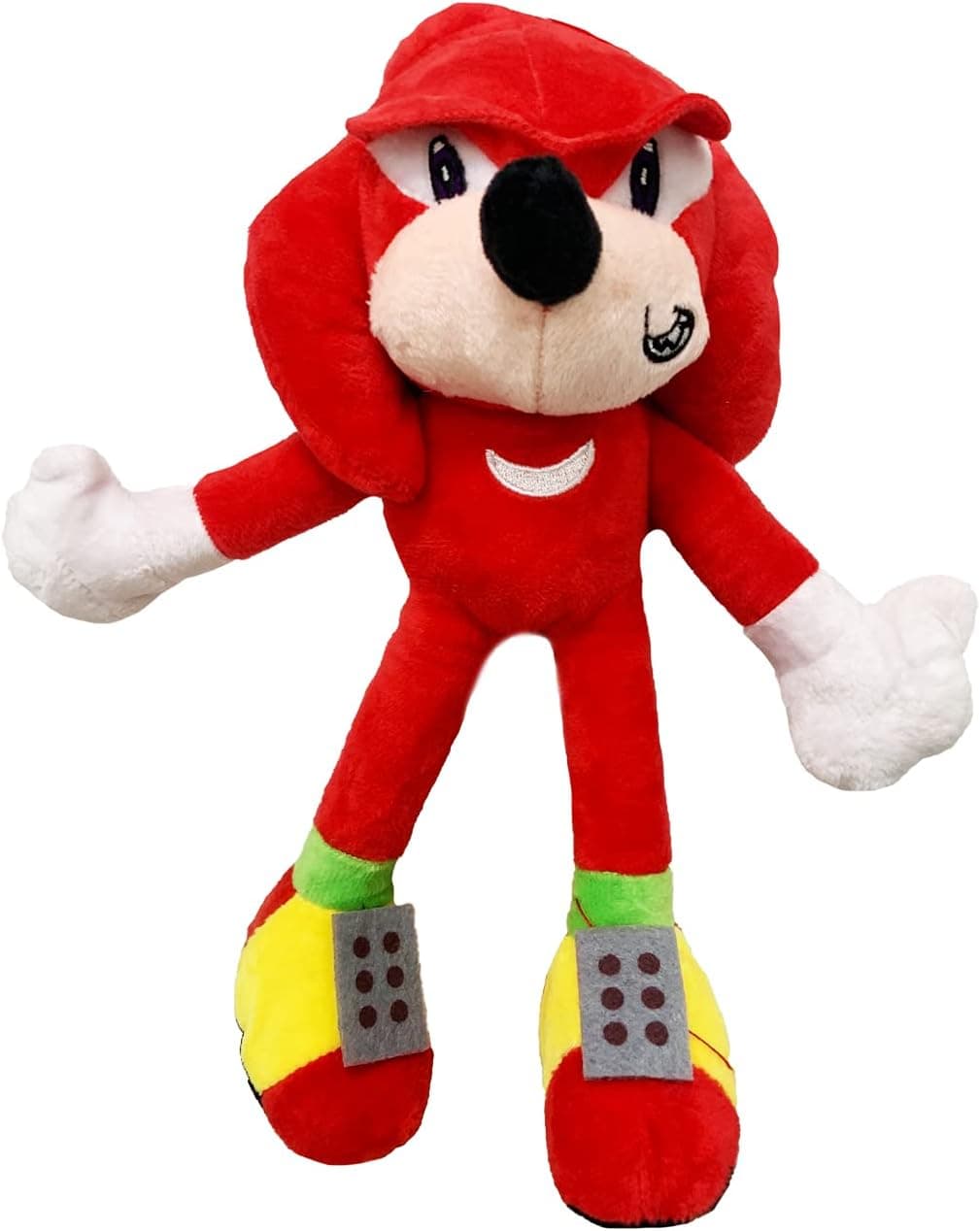 Sonic Hedgehog Plush, Knuckle Sonic High Plush Toy, Plush Doll Pillow Plush Gift(Red)
