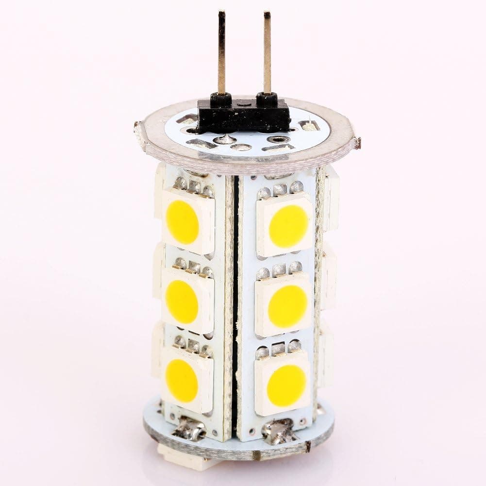 BrightChoice Tower Type G4 18 SMD LED 5050 12V Ac/Dc Warm White Color