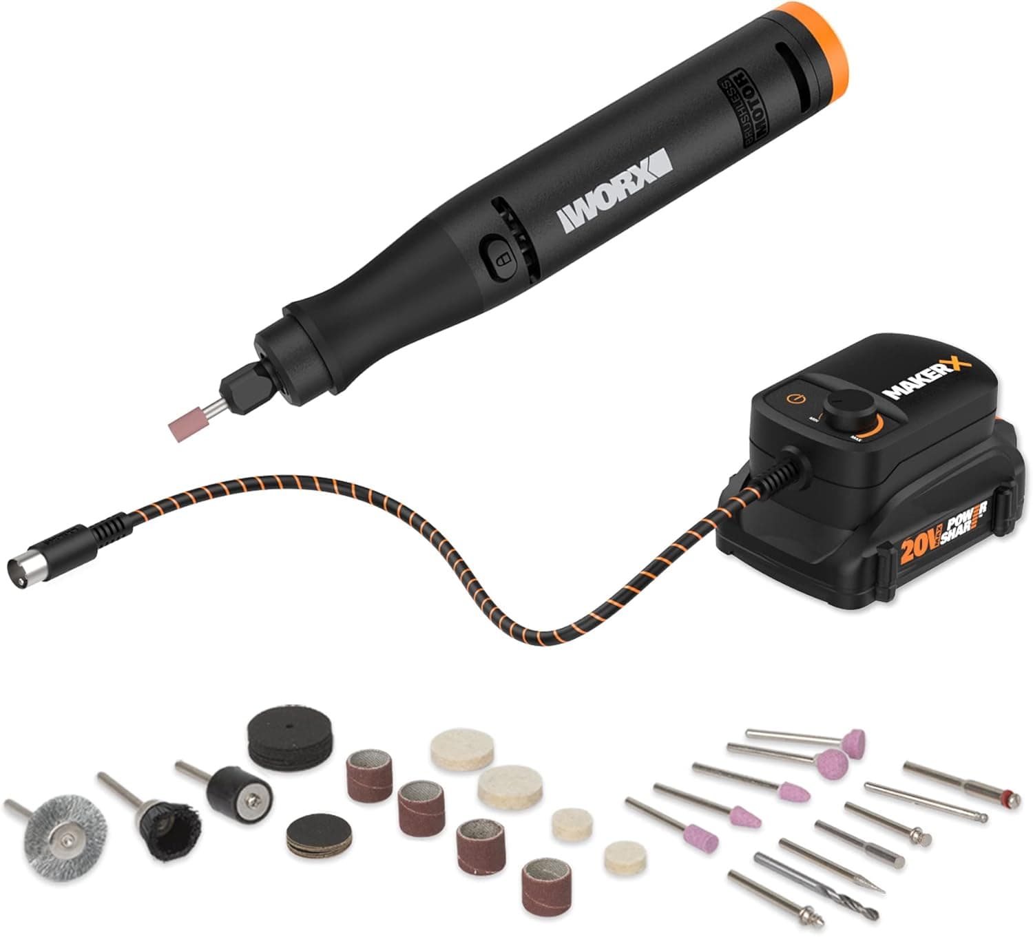 WORX MAKERX WX739L 20V Cordless Rotary Tool Kit