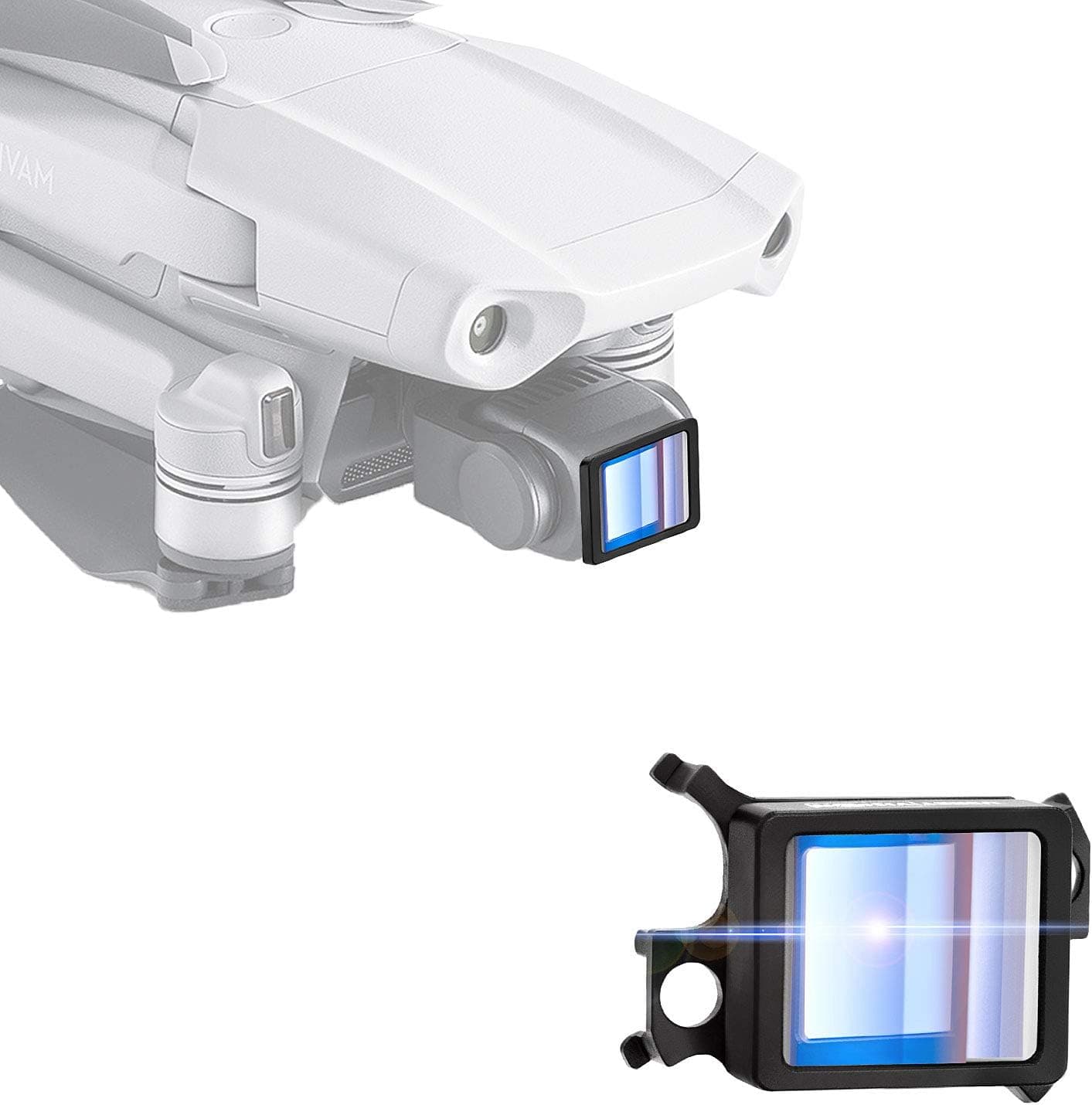 USKEYVISION Mavic Air2 Drone Anamorphic Lens 1.33X Anamorphic Lens for Mavic Air2 Cinematic Widescreen Lens for Drone Photography Videography (UVAL-Air 2)
