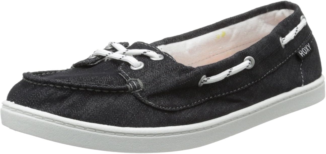 Roxy Women's Ahoy II Boat Shoe, Black