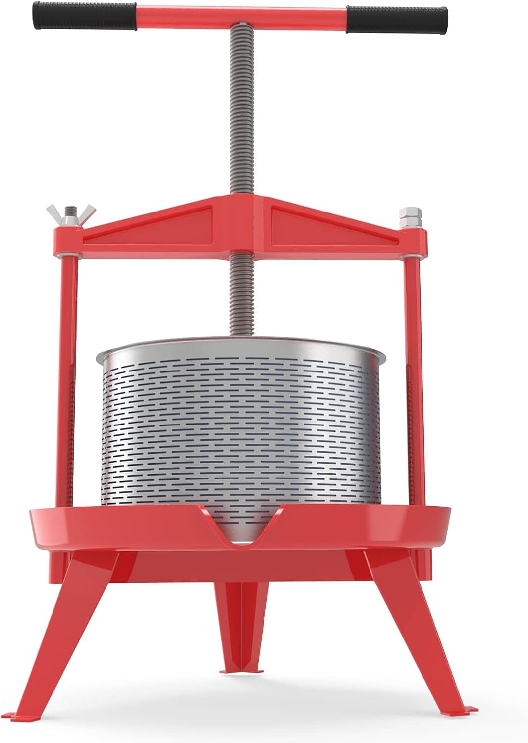 2.38 Gallon Heavy-duty Cross-beam Stainless Steel Fruit and Wine Press