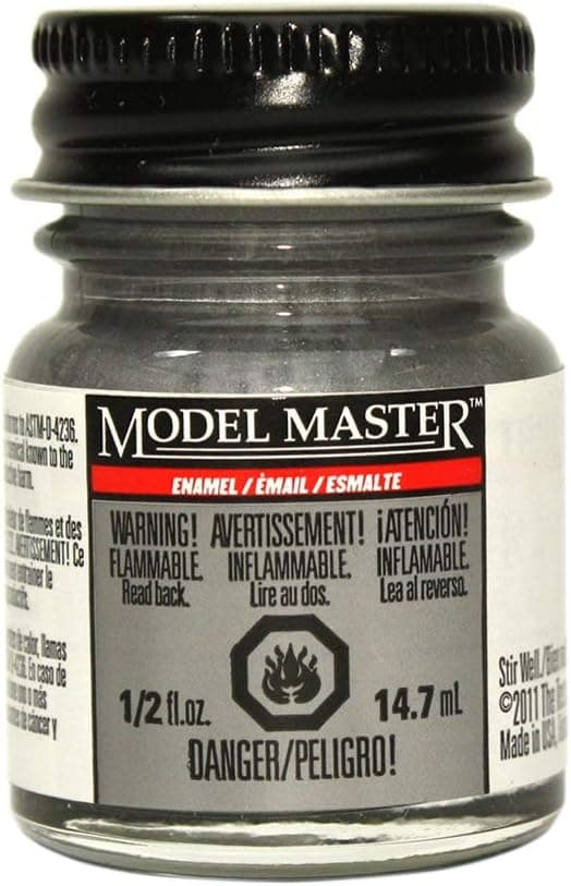 TESTORS 273409 Model Master Silver Chrome Trim 1/2 oz