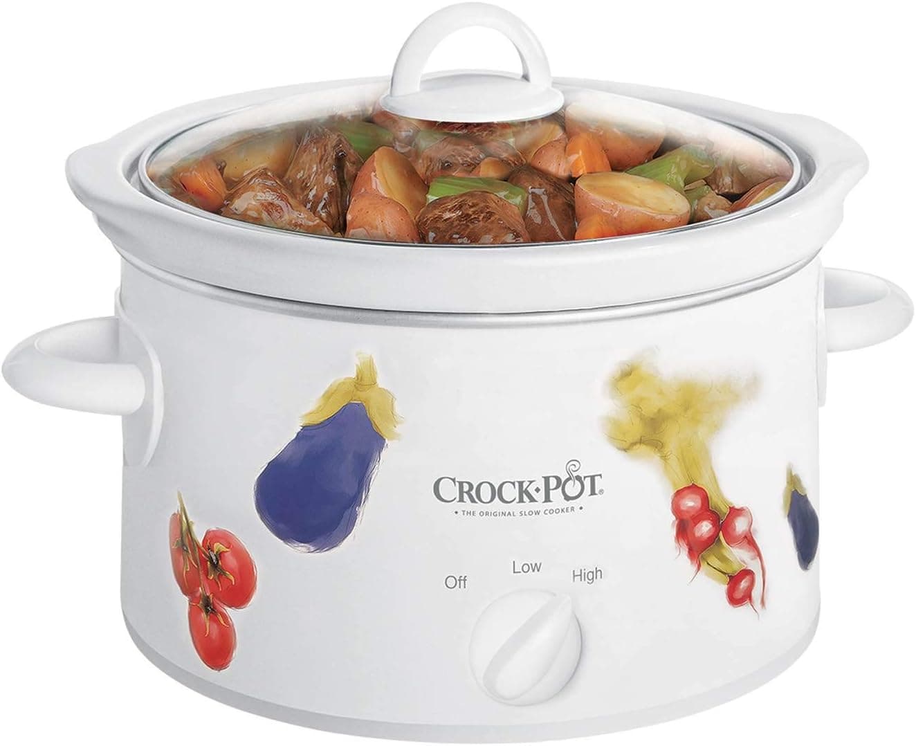 Crock-Pot 3040-VG 4-Quart Manual Slow Cooker, White