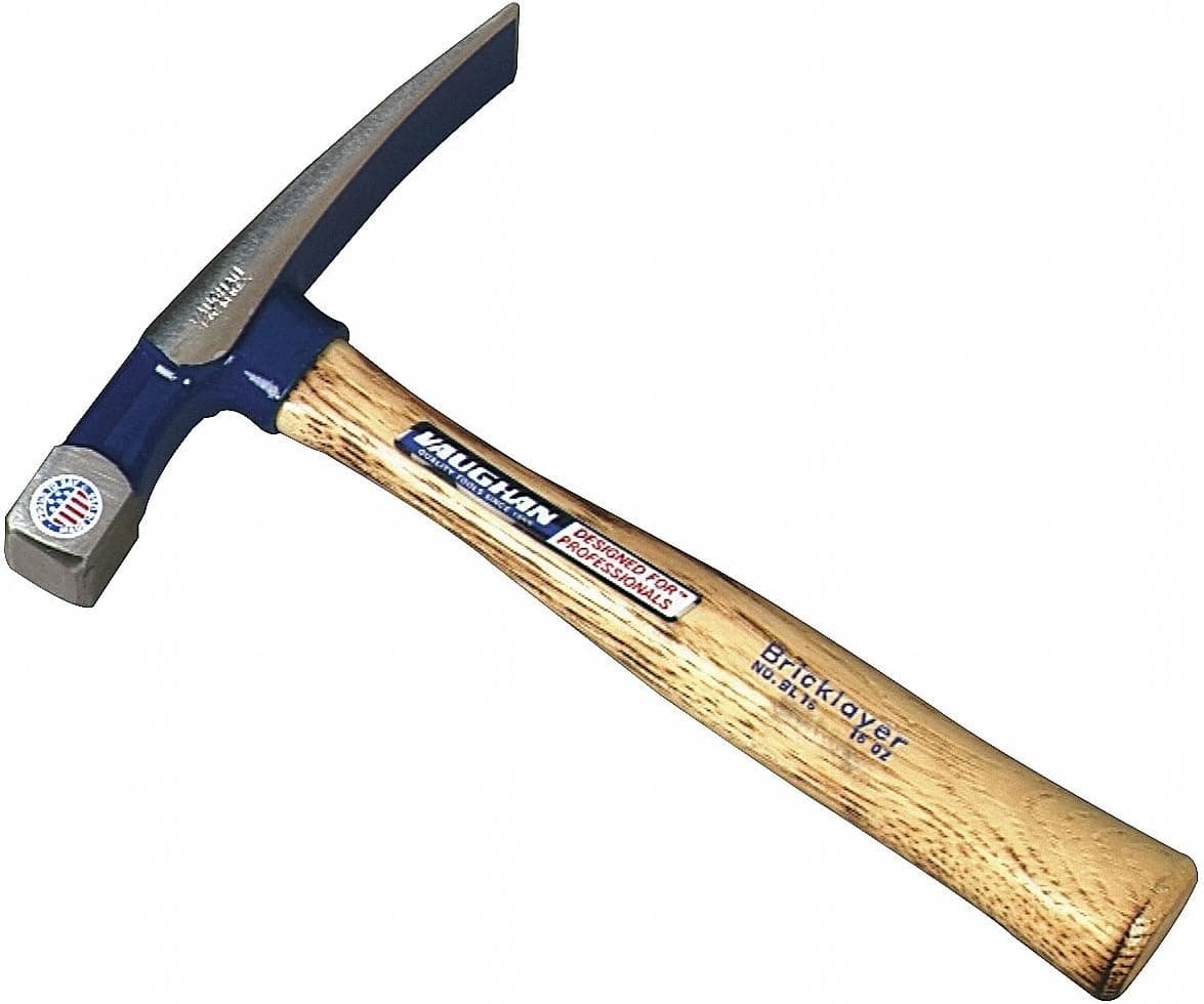 Hickory Handle Brick Hammer, 10 oz