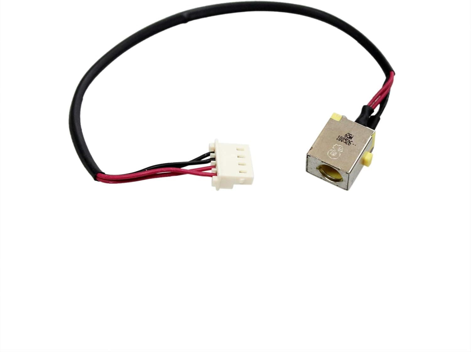 GinTai DC Power Jack W/Cable Socket Plug Charging Port Replacement for Acer Aspire E5-522 E5-532 E5-573 E5-574 - 45W Version
