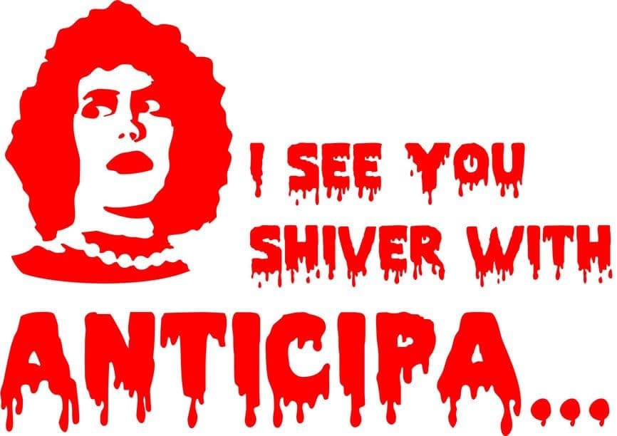 Signage Cafe Rocky Horror Picture Show - Vinyl Decal - I See You Shiver with Anticip.
