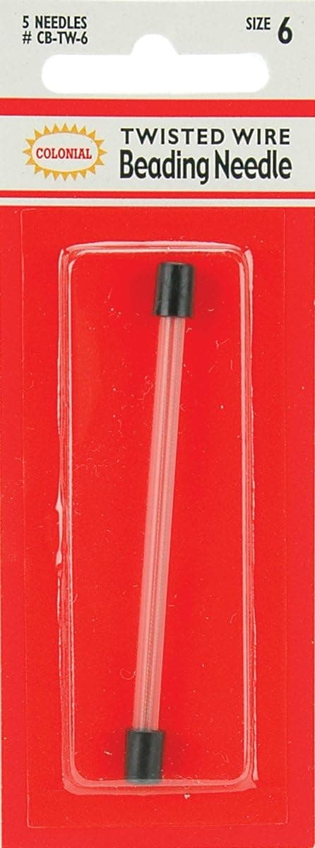 Colonial Needle Twisted Wire Beading Needles 5/Pkg.-Size 6