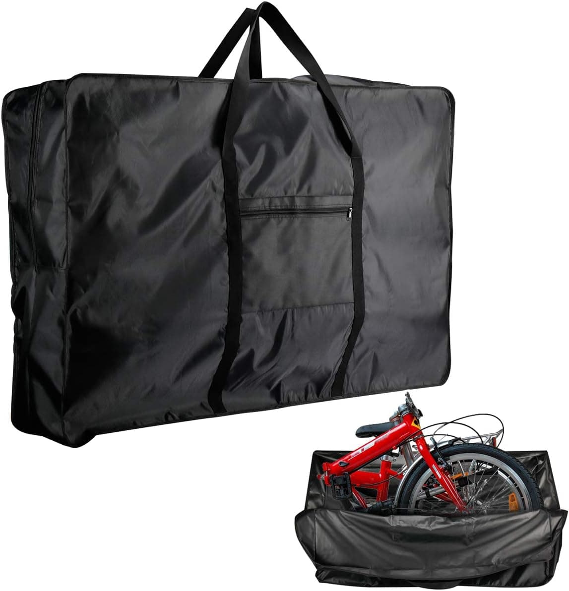 RELMON 26 inch Folding Bike Transport Bag Waterproof Bicycle Travel Bag for Train Air Travel