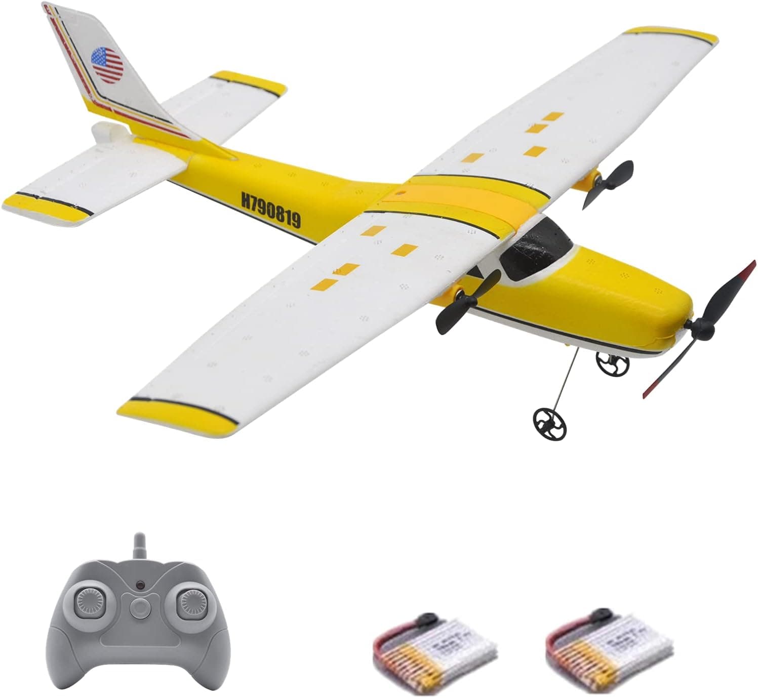 RC Plane | Remote Control Airplane Ready to Fly | 2 Channel RC Airplane with Gyro | Easy to Fly Remote Control Plane for Kids Boys Beginner Adults