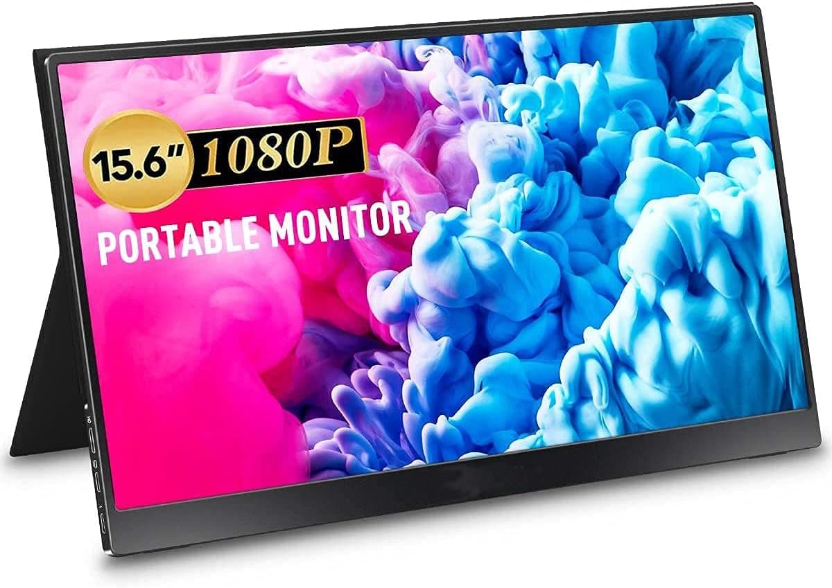 G-Dreamer 15.6" Utral-Thin Portable Gaming Monitor 1080P FHD IPS LED for Laptop Playstation 5 PS4 Xbox Switch with Eye Protection Mode (Non-Touch)