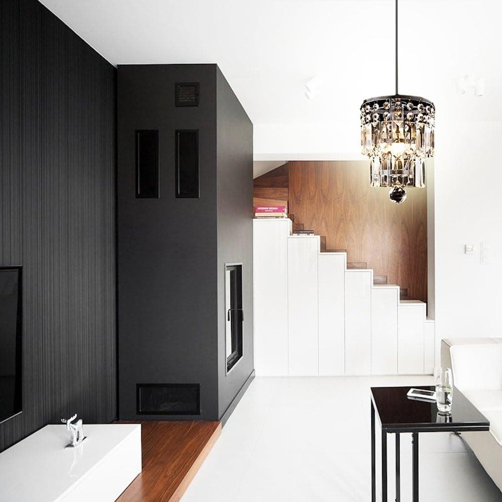 LightInTheBox® 15Cm Luxury Crystal Chandelier Dining Room Pendant Light Ceiling Lamp, Fit for Garage, Hallway, Game Room, Entry, Kids Room, Kitchen, Dining Room, Bedroom, Living Room